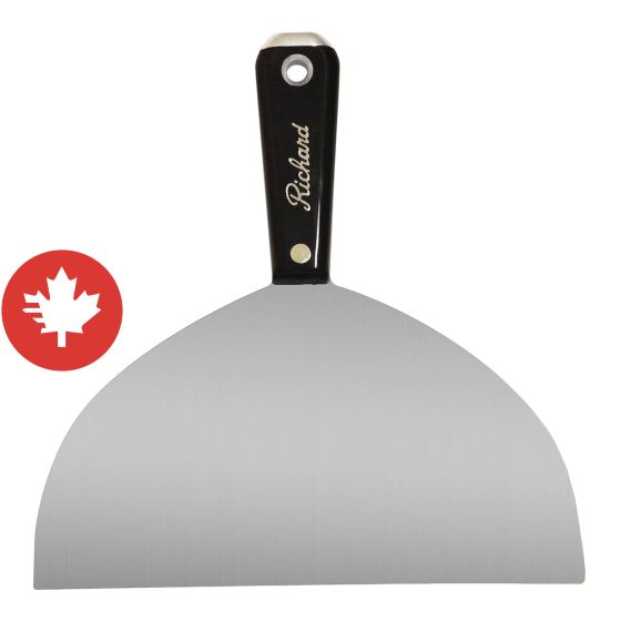 Couteau à joint flexible, acier trempé, 8"