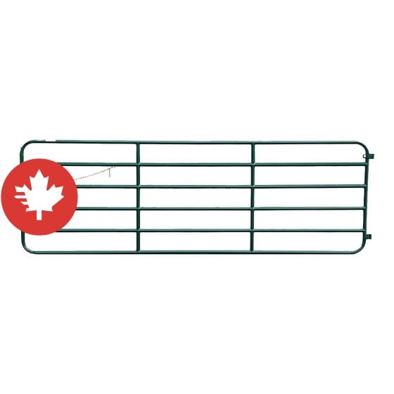 Heavy-Duty Farm Gate - 14-Gauge - Green - 8'