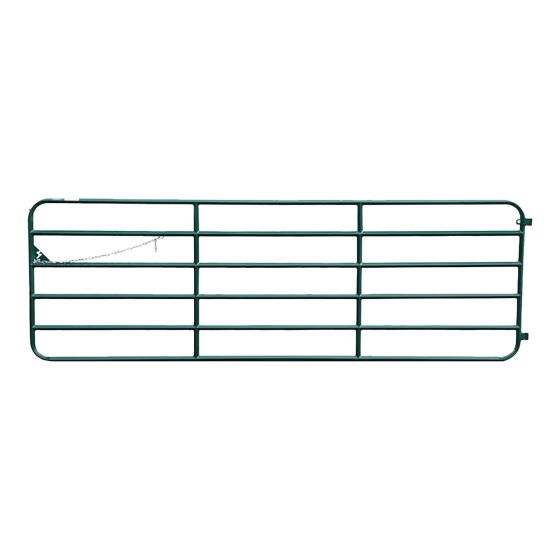 Heavy-Duty Farm Gate - 14-Gauge - Green - 14'