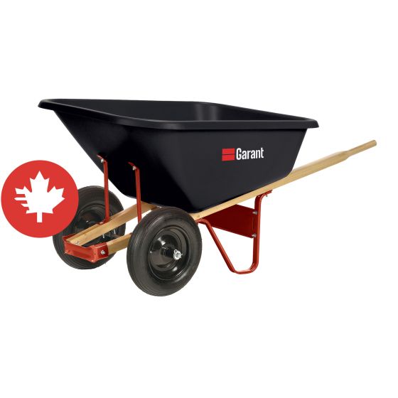 Wheelbarrow - Poly Bowl - 2 Wheels - 8 Cu. Ft.