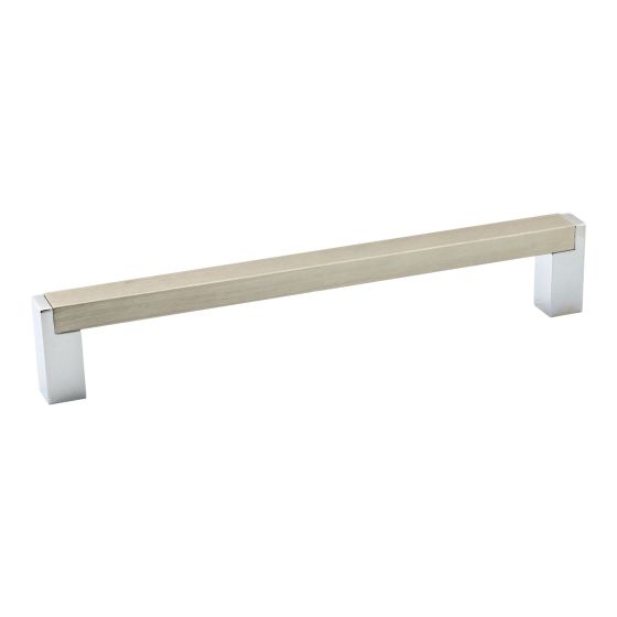 Laconia Contemporary Metal and Aluminum Pull  - Chrome - 160 mm