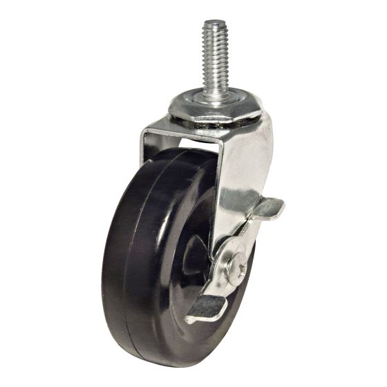 Multi-Purpose Furniture Caster - With Threaded Stem - 3"
