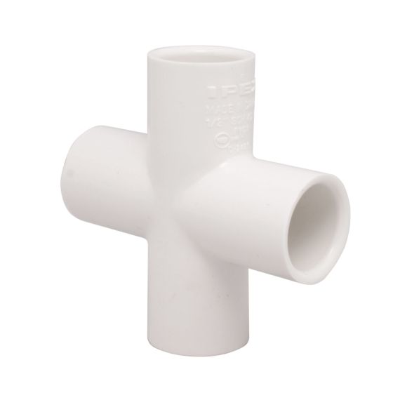 Croix à coller, 3/4", blanc