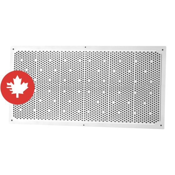 Soffit Plastic Vent - 16" x 8" - White