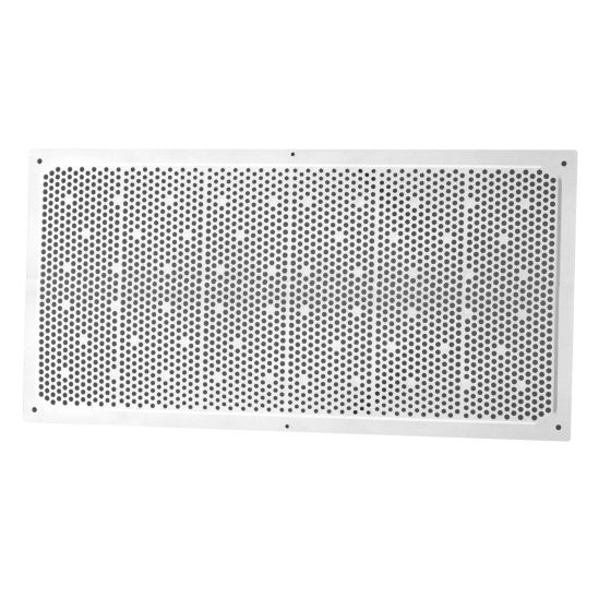 Évent de soffite en plastique, 16" x 8", blanc