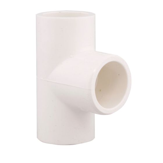 "T" S40 à coller, 2", blanc