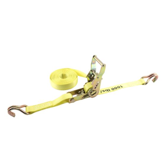 Ratchet Strap - 1" x 25 ft - 3000 lb - Yellow