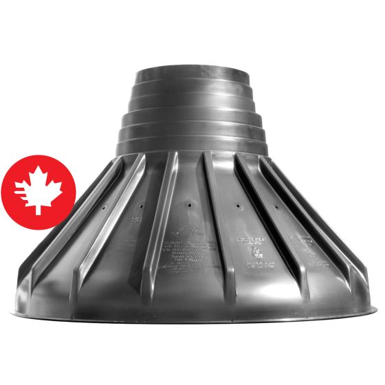 Semelle de forme pour sono tube, noir, s.tube 10 - 12"