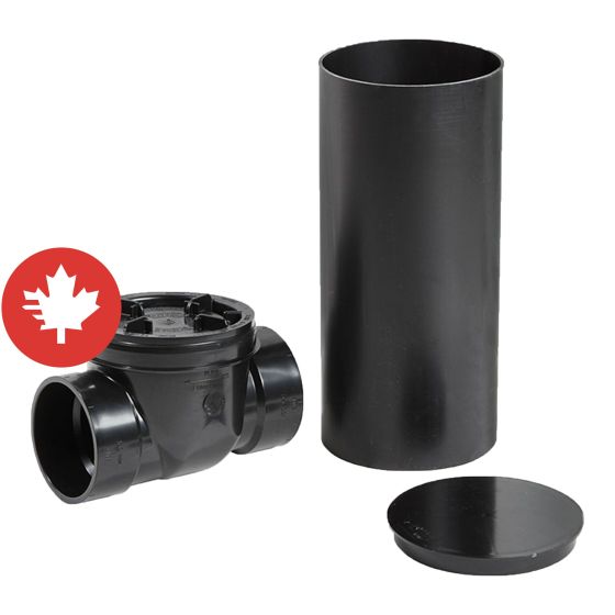 Clapet antiretour ABS-DWV avec chemise