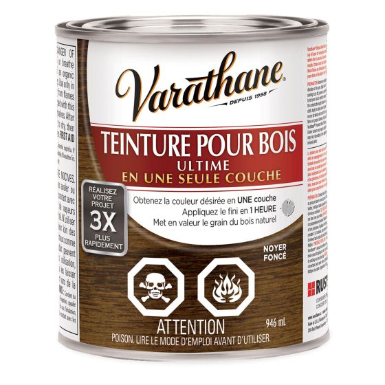 Teinture pour bois ultime, Noyer foncé, 946 ml
