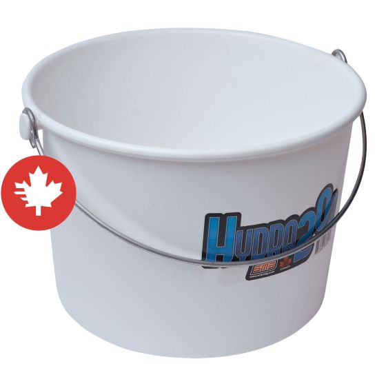 Chaudière en plastique, blanc, 6 l