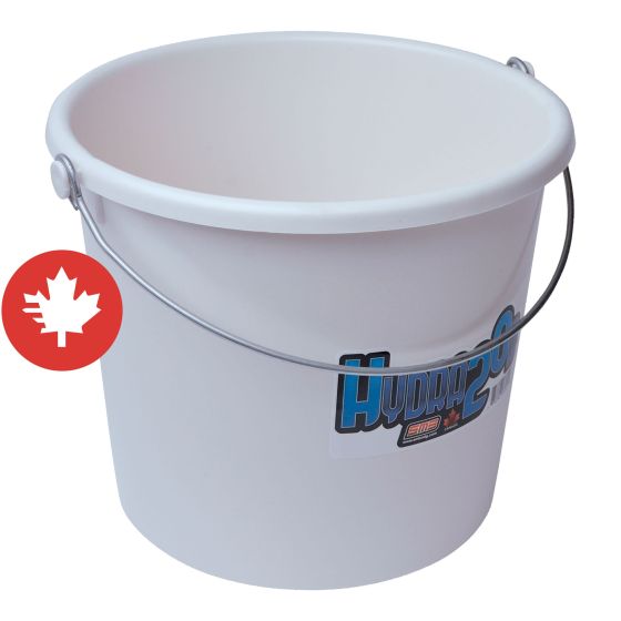 Chaudière en plastique, blanc, 8 l