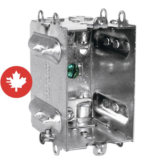 Boîte électrique rectangulaire, 2" x 3" x 2 1/2"