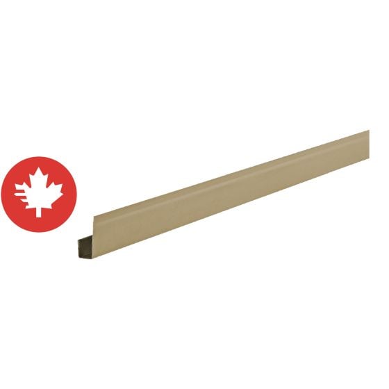 Moulure en J CanExel Ridgewood D-5 et Ultraplank, 1/2" x 10', Bois santal