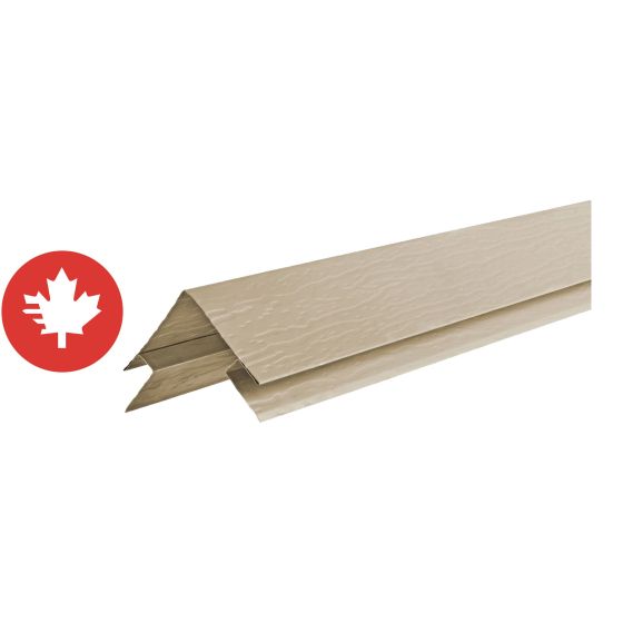 Coin extérieur CanExel Ridgewood D-5 et Ultraplank, 1/2" x 10', Sable