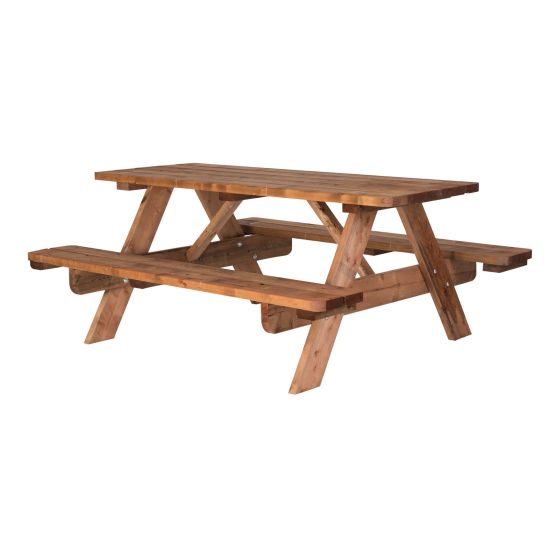 Picnic Table - Cedar Color - 4' x 6'