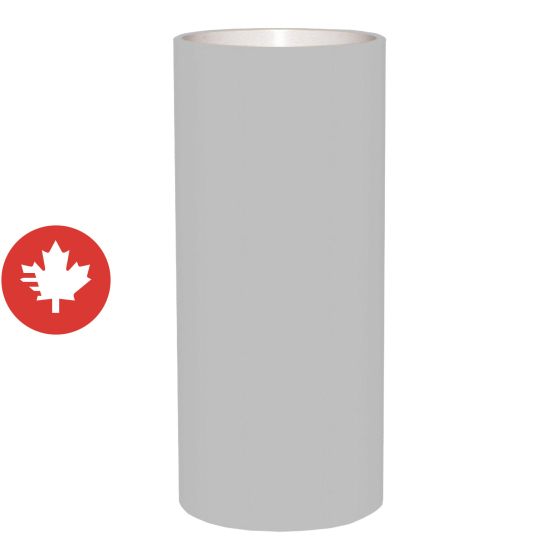 Rouleau d'aluminium, 0,23mil x 24" x 98,4' , Gris brume