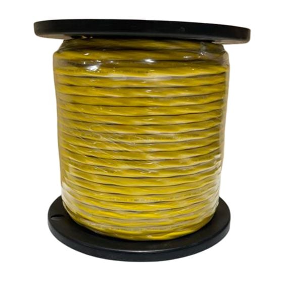 Fil domestique construction, 12/3 NMD90, 20 A, jaune, 75 m