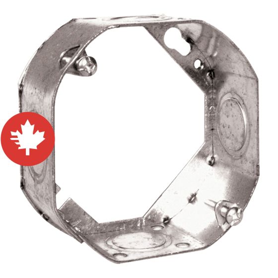 Boîte électrique octogonale avec rallonge