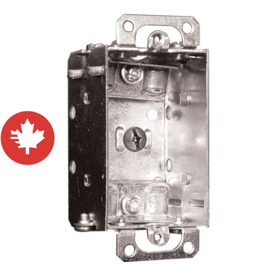 Boîte électrique rectangulaire, 1 1/2" x 3" x 2"