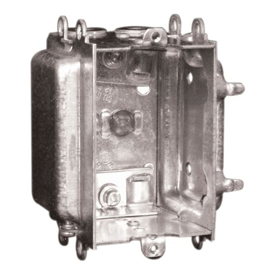 Rectangular electrical box