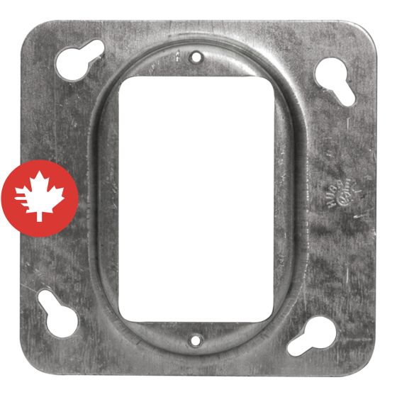 Plaque carrée et surélevée