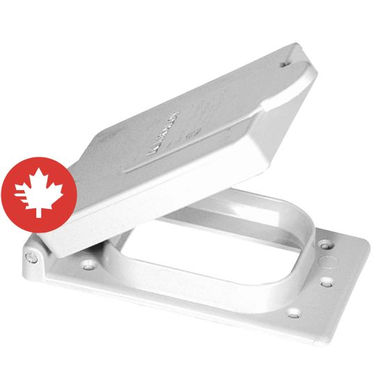 Couvercle simple Décora, blanc