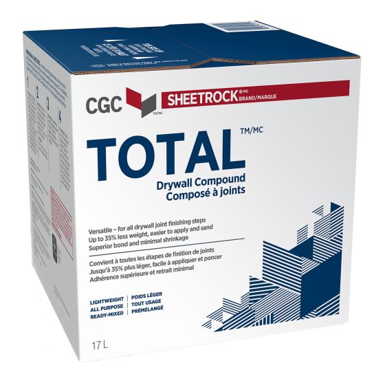 CGC Sheetrock Total Drywall Compound - Carton 17 l