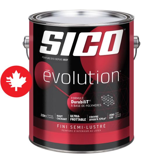 Paint SICO Evolution - Semi-Gloss - Pure White - 3.78 l