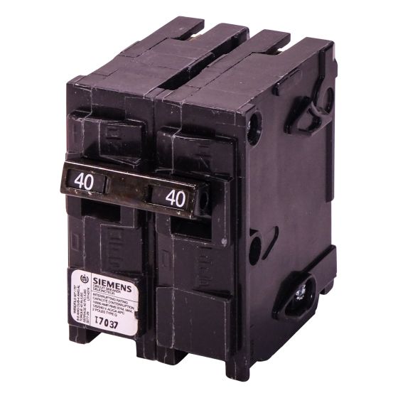 Disjoncteur bipolaire, 40 A