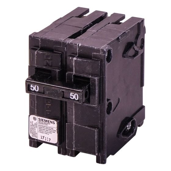 Disjoncteur bipolaire, 50 A