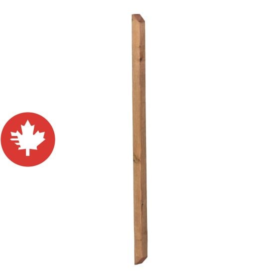 Brown Treated Wood Baluster - 1 3/16" x 1 7/16" x 42"