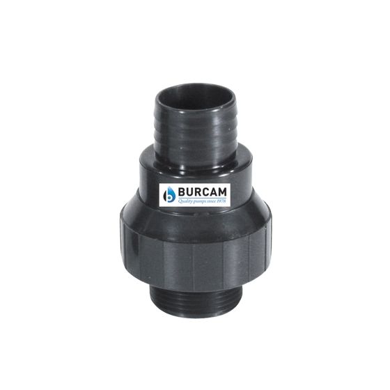 Check Valve - 1 1/4" and 1 1/2" - 1 1/4" ABS - Black
