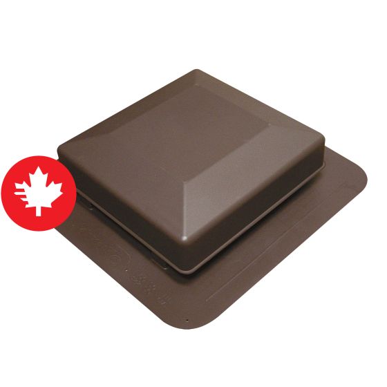 Square top roof vent