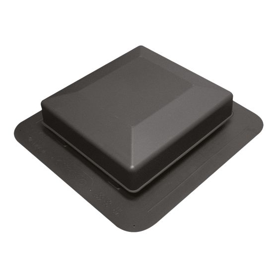 Square top roof vent - Black