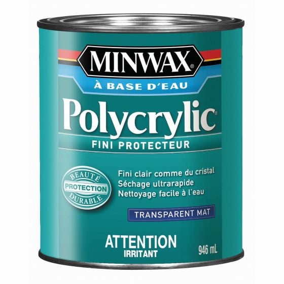 Vernis polycrylic, mat, 946 ml