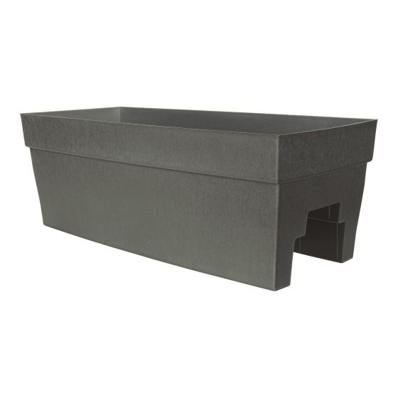 Harmony Rail Planter - 27" - Slate