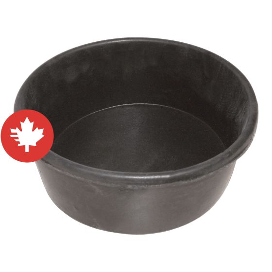 Mangeoire en acoutchouc, noir