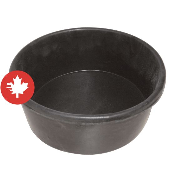 Mangeoire en acoutchouc, noir, 43,5 cm x 11,5 cm, 11 l