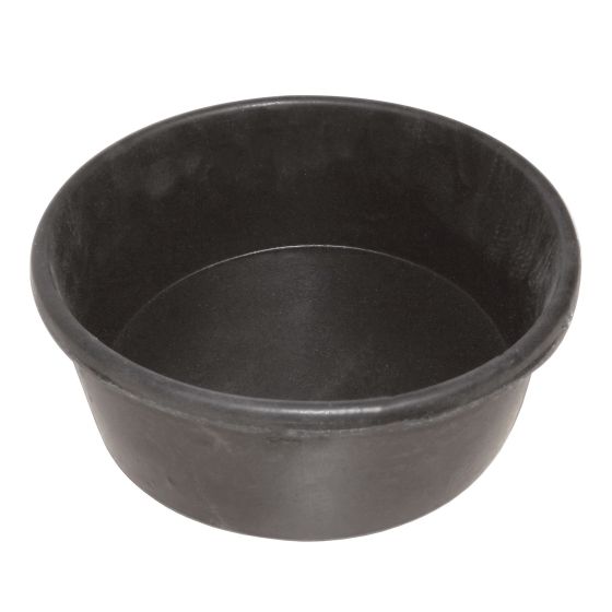 Rubber Feeder Pan - Black - 43.5 cm x 11.5 cm - 11 l