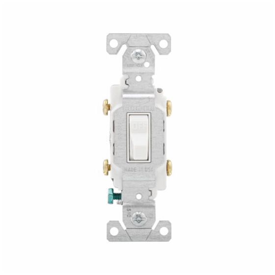 Grade Toggle Switch - Commercial - 15 A - White