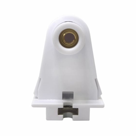 Single pin lampholder for fluorescent tube