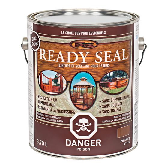 Ready Seal Exterior Stain - Pecan - 3.79 l