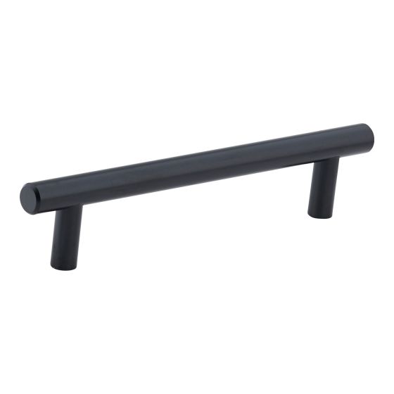 Roosevelt Contemporary Steel Pull - Urban - Matte Black - 1/Pkg - 128 mm