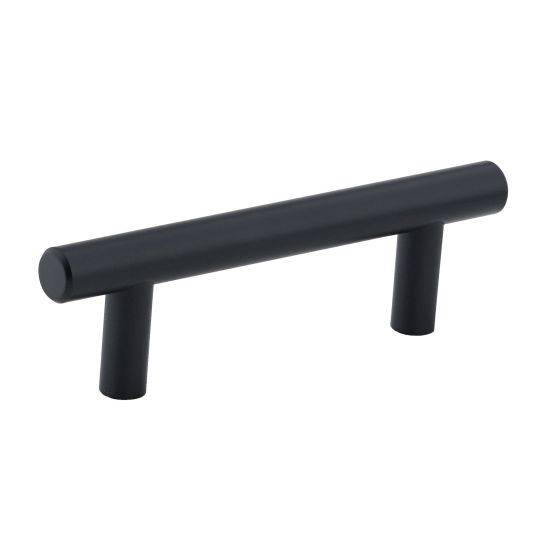 Roosevelt Contemporary Steel Pull - Urban - Matte Black - 5/Pkg - 76 mm