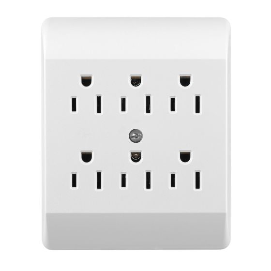 6-outlet wall adapter