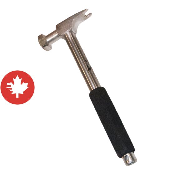 Tapping hammer with spout remover