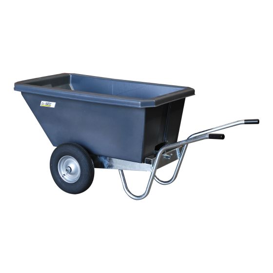 Brouette à cuve résine basculante et châssis galvanisé
