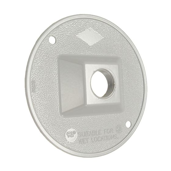 Couvercle rond extérieur, blanc