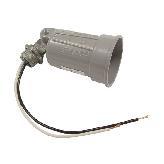 Projecteur seul d'extérieur, gris